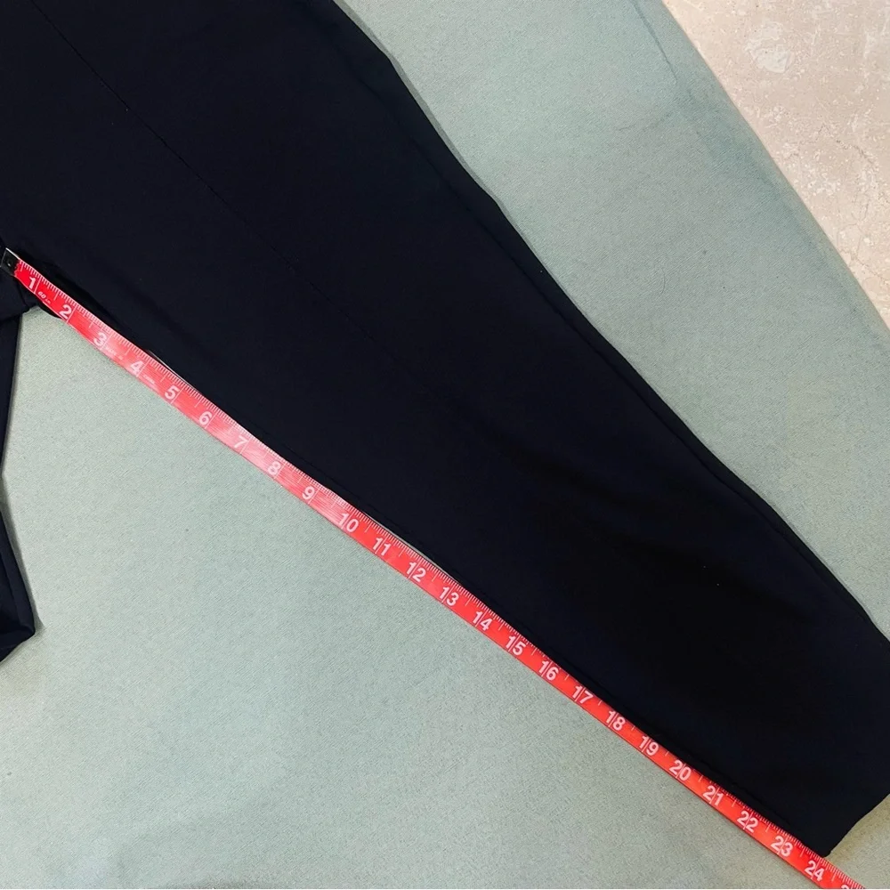 Maurice’s Black Skinny Ankle Pull On Pants Leggings Zipper‎ Detailing Sz M Short - Picture 12 of 14